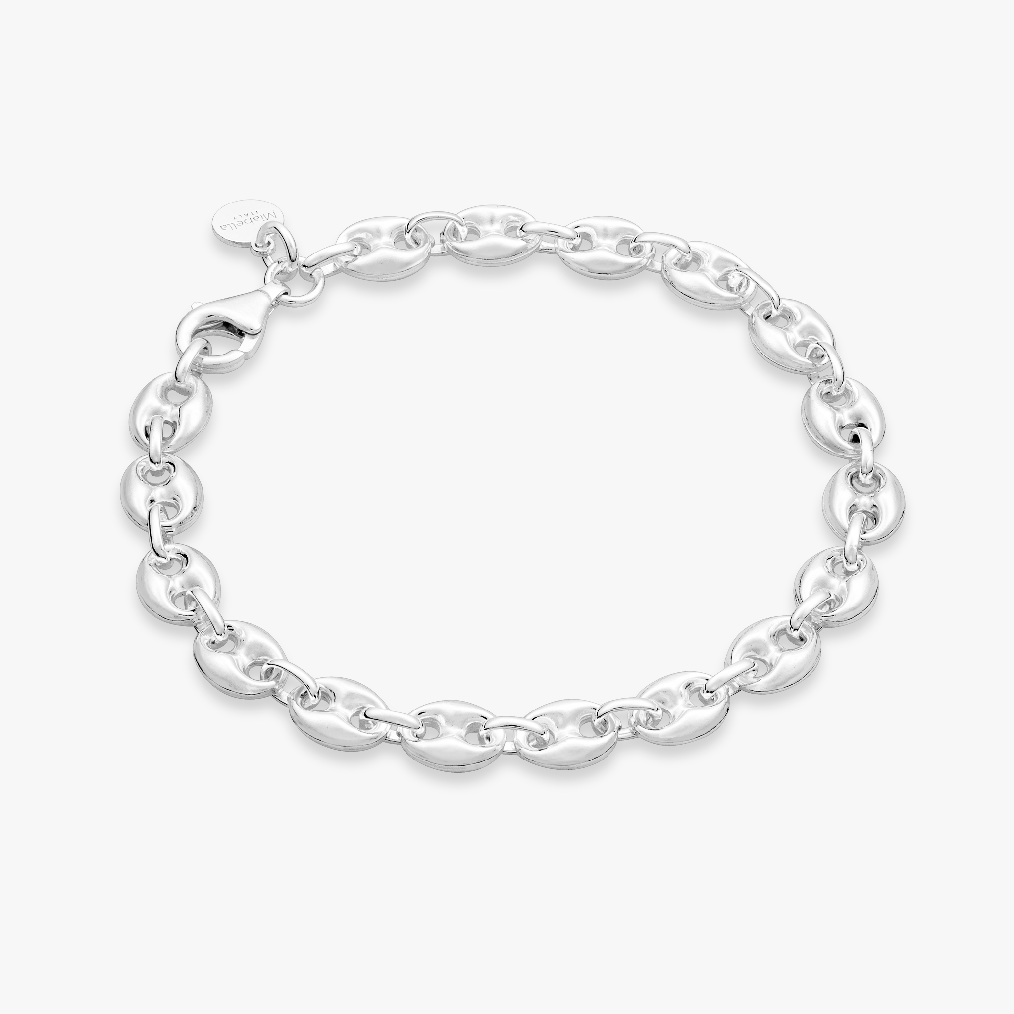 Puffy Mariner Link Chain Bracelet, 6.5mm – Miabella