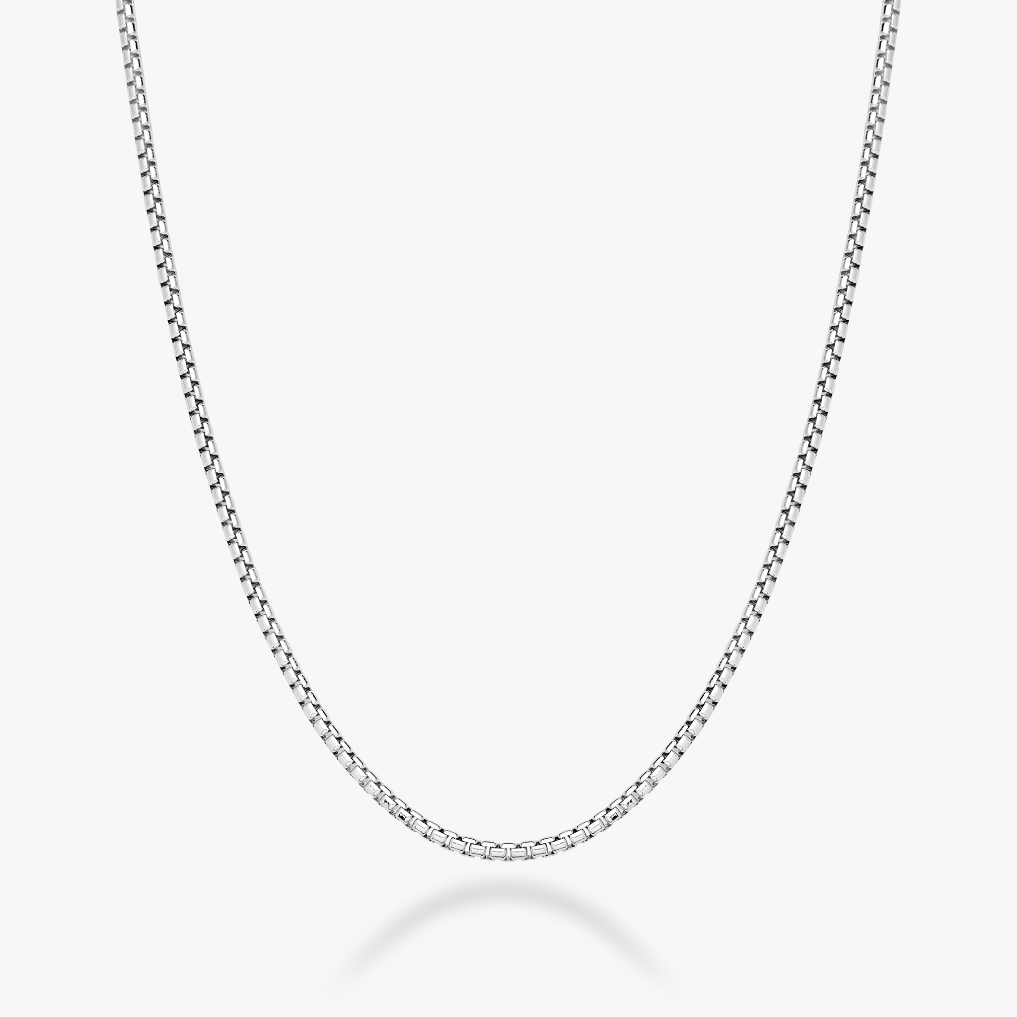 jewellerybox Chaîne Trace en Argent Sterling Plaqué Or 14-22 jewellerybox Chaîne Trace en Argent Sterling Plaqué Or 14-22