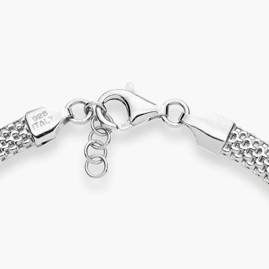 Sterling silver mesh deals