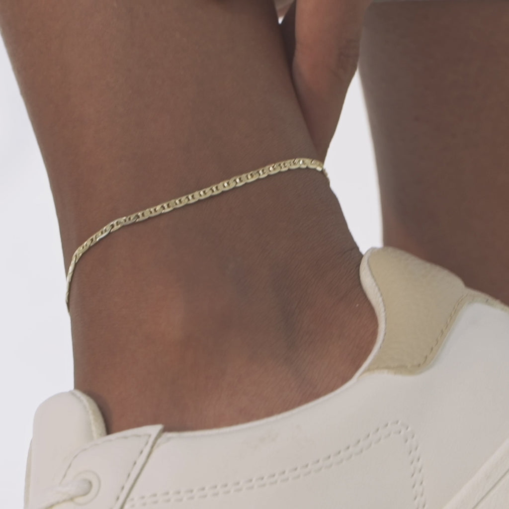 Mikey Tennis Anklet – BlackPearlQ8