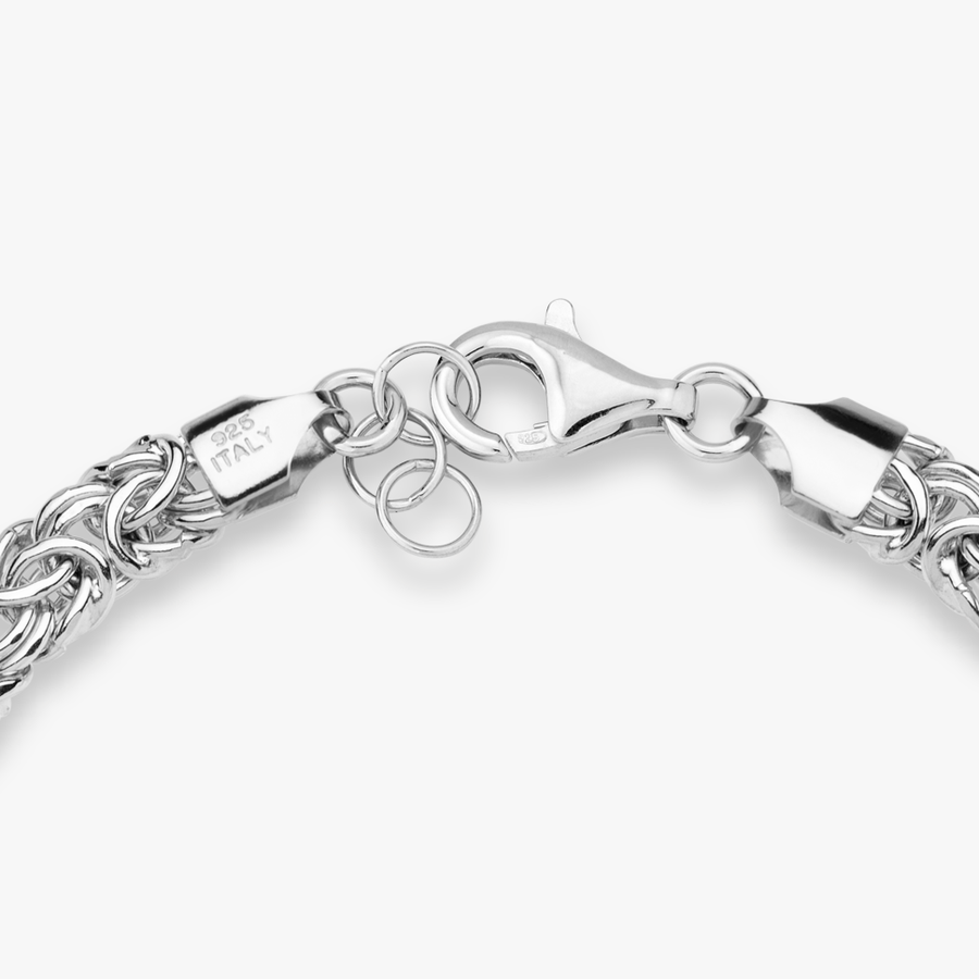 Miabella Italian 925 Sterling Silver Bead Ball Stackable Ring - Handmade In Italy, Hypoallergenic, Gift Box Included