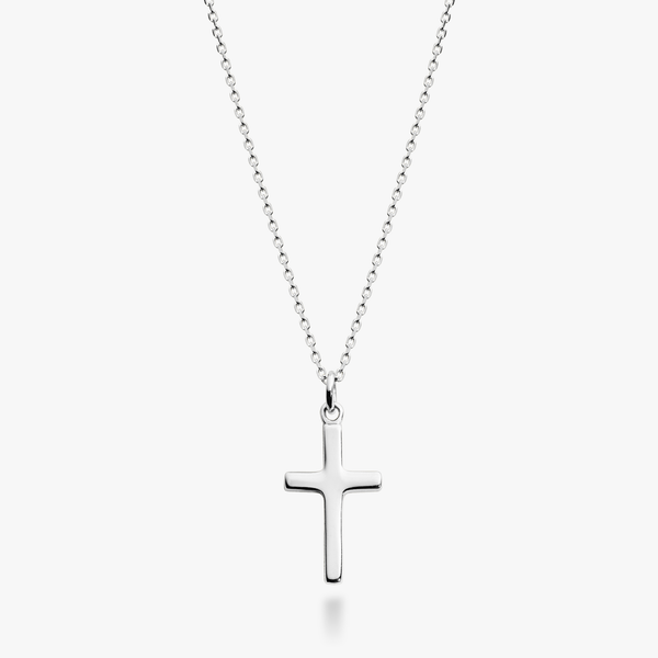 CrossPendantNecklaceinSterling