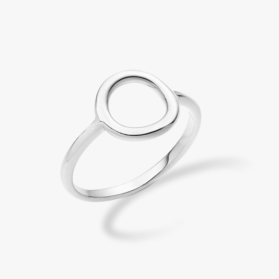 Open Circle Ring in Sterling Silver